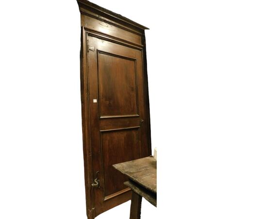 PTS677 - N. 5 porte in noce, epoca '600, misure luce cm L 96 x H 230