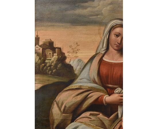 Madonna con Bambino e San Giuseppe, Benvenuto Tisi il Garofalo (1476 - 1559)