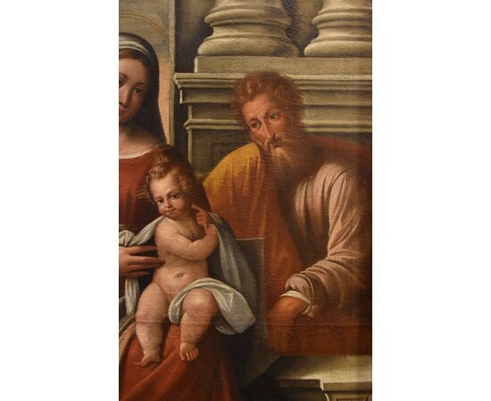 Madonna con Bambino e San Giuseppe, Benvenuto Tisi il Garofalo (1476 - 1559)