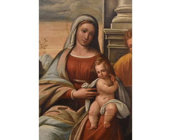 Madonna con Bambino e San Giuseppe, Benvenuto Tisi il Garofalo (1476 - 1559)