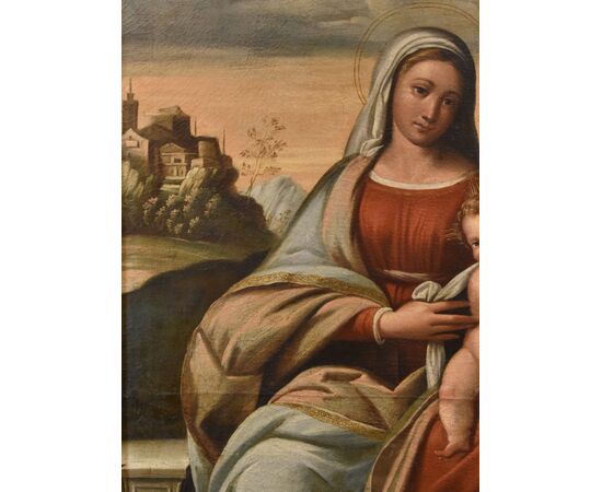 Madonna con Bambino e San Giuseppe, Benvenuto Tisi il Garofalo (1476 - 1559)