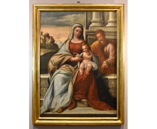 Madonna con Bambino e San Giuseppe, Benvenuto Tisi il Garofalo (1476 - 1559)