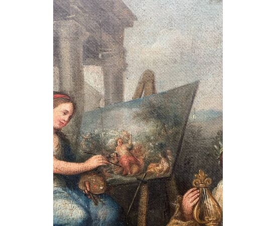 Maestro francese (XVIII sec.) - Allegoria delle Arti.