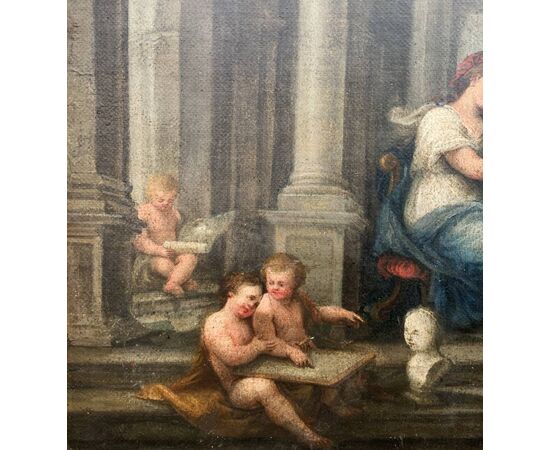 Maestro francese (XVIII sec.) - Allegoria delle Arti.