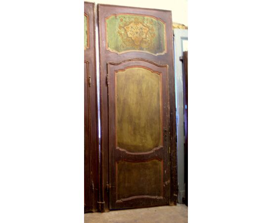 ptl037 n.4 lacquered doors with door leaf, ep. 700 width 116 xh 290     