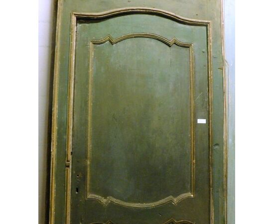 pts521 n.4 doors with eighteenth century frame, mis. max h 285 x 106 cm width     