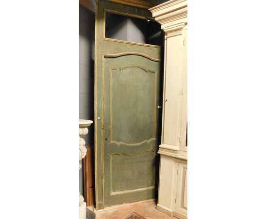 pts521 n.4 doors with eighteenth century frame, mis. max h 285 x 106 cm width     