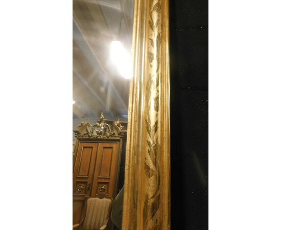 specc241 - gilded mirror, epoch &#39;800, cm l 84 xh 138     