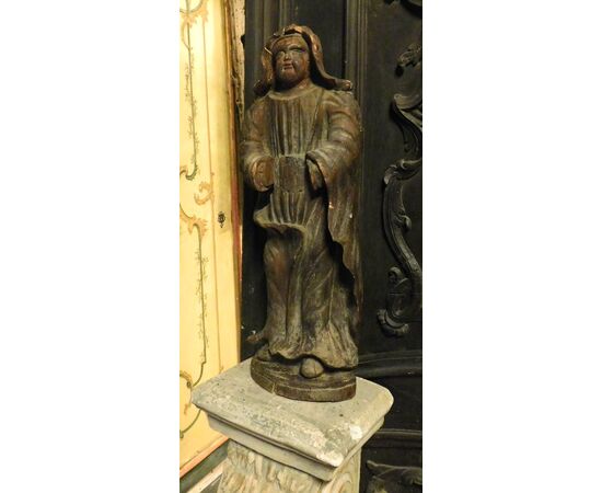 dars374 - wooden figurine, cm l 27 xh 75     