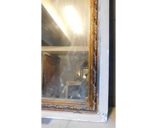 specc133 specchiera con pannello dipinto, h cm 165 x 86 cm