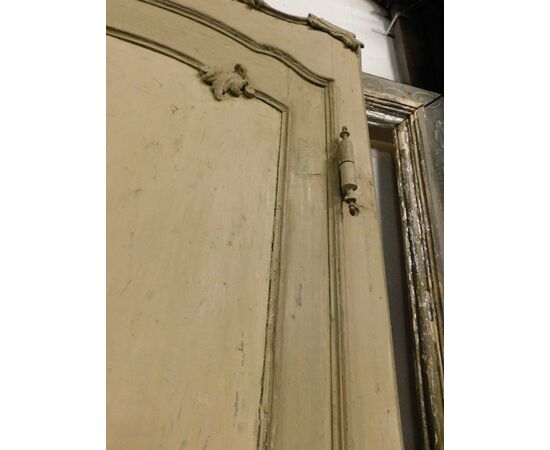 ptl478 lacquered door ep. &#39;700, mis. h 271 x 117 cm wide     