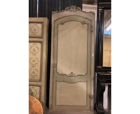 ptl478 lacquered door ep. &#39;700, mis. h 271 x 117 cm wide     