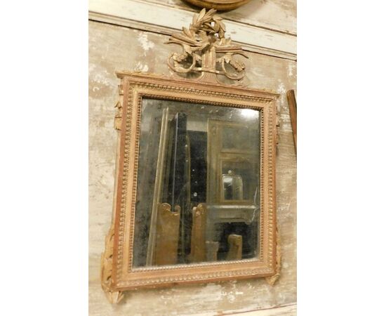 specc249 - gilded mirror, epoch &#39;800, cm l 60 xh 97     