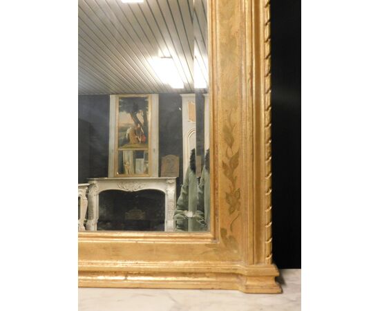 specc83 mirror with golden frame mis. h cm 180 x width 113 cm     