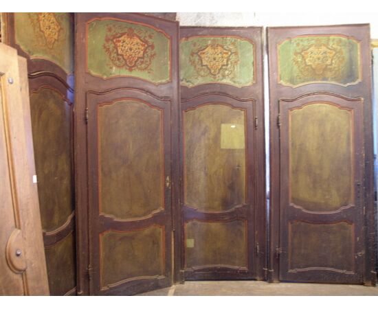 ptl037 n.4 lacquered doors with upper door ep &#39;700 width 116 h 290     