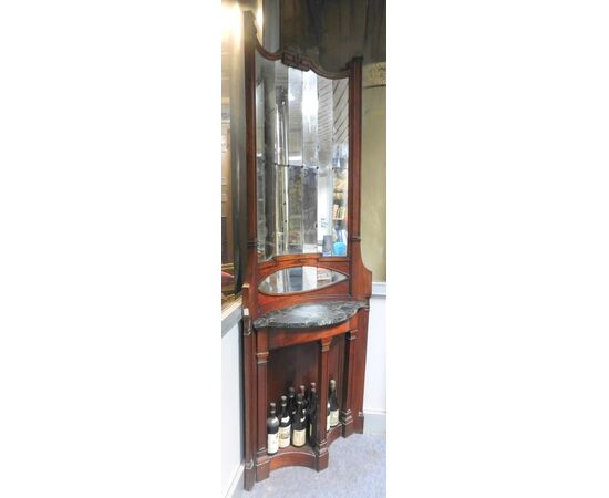 specc106 corner unit with liberty mirror, mis. h cm 235 x 85 width     