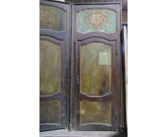 ptl037 n.4 lacquered doors with upper door ep &#39;700 width 116 h 290     