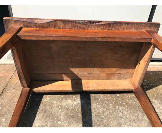 Solid walnut coffee table.     