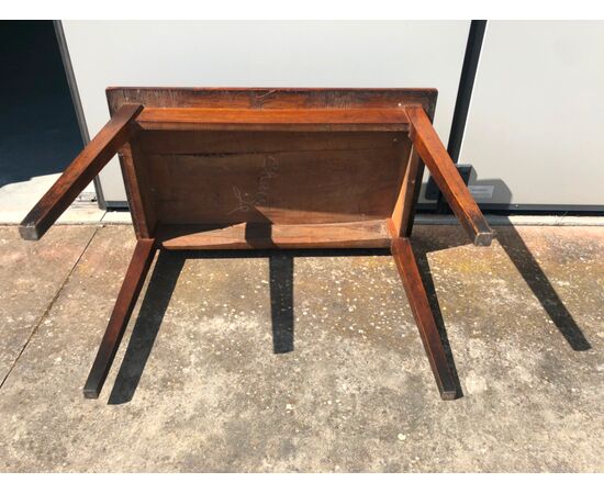 Solid walnut coffee table.     