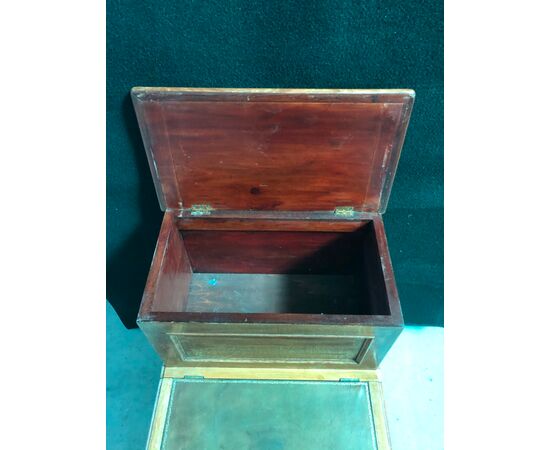 Night table with several shelves in mahogany wood.England.     