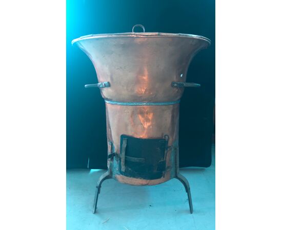 Copper stove.     