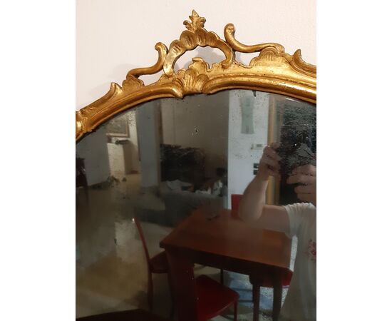 Venetian mantelpiece mirror from the 18th century     
