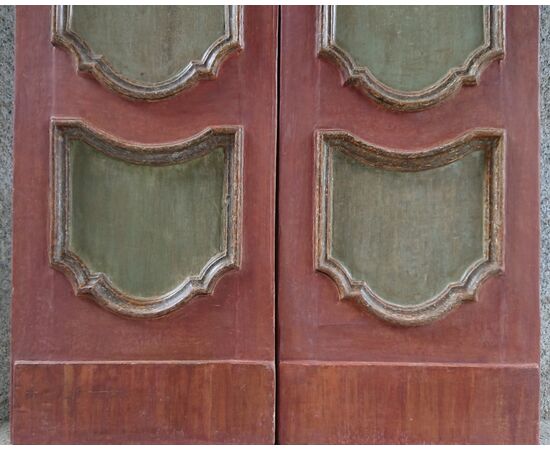 Venetian door painted in tempera early XVIII century     