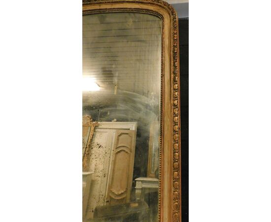 specc155 gilded mirror, &#39;800, measure h cm 150 x 100     