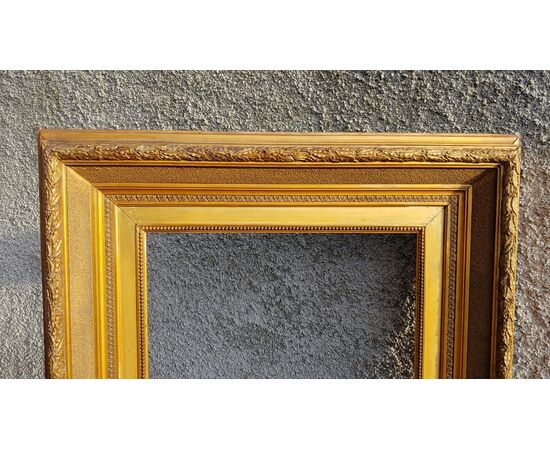 Large late 19th century gilded frame     