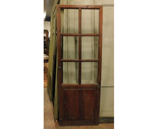 pti667 simple glass door, measuring cm l 67.5 xh 191.5     
