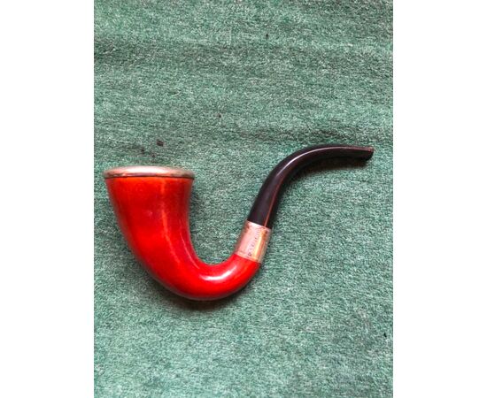 Briar and silver pipe. Birmingham 1912 punch.     