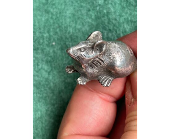 Small silver mouse Italy     