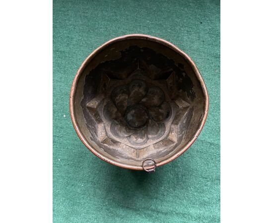 Copper pudding mold from Trottier brand, Paris.     