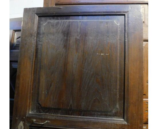 ptci516 - chestnut door, 19th century, measuring 98.5 cm x 199 h     