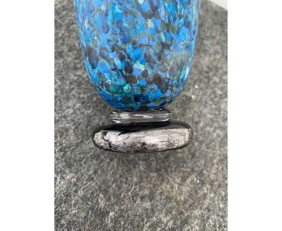 Cased glass vase.Murano.     
