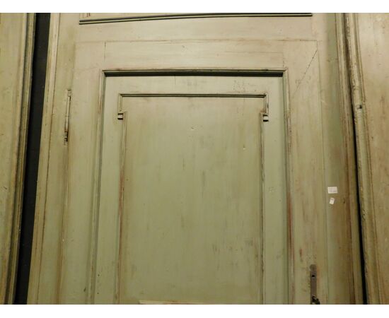 ptl293 n. 6 Louis XVI lacquered doors, meas. max cm 290 hxl cm 120     