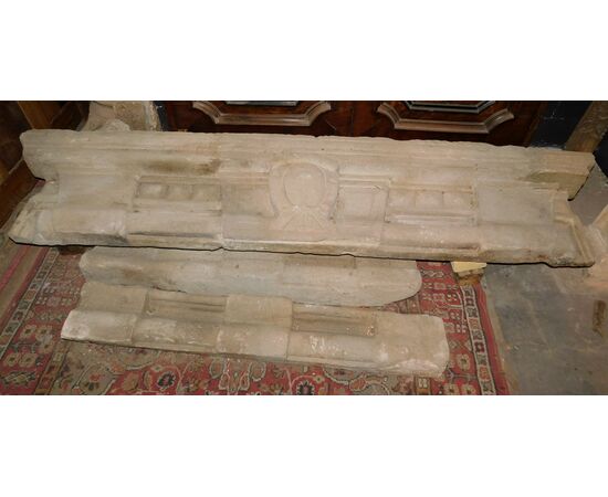 chp331 - Serena stone fireplace, from Tuscany, cm l 245 xh 175     