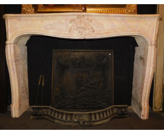 chp271 burgundy stone fireplace, meas. width 160 xh 109, depth 34     