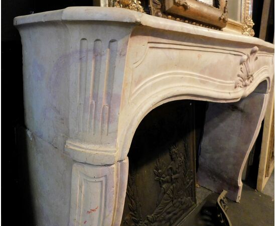 chp271 burgundy stone fireplace, meas. width 160 xh 109, depth 34     