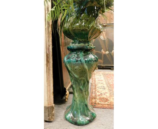 dars431 - vaso in ceramica liberty, misura cm l 35 x h 102 x p. 30