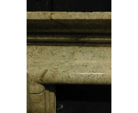 chm688 - camino Salvator Rosa in marmo di Gassino, cm l 153 x h 123 x p. 14  