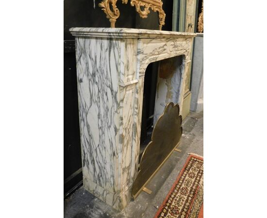 chm641 - Pompadour fireplace, cm l 115 xh 106     