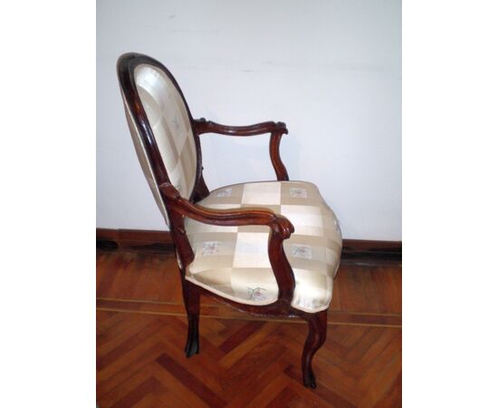 pair of eighteenth-century Genoese armchairs     