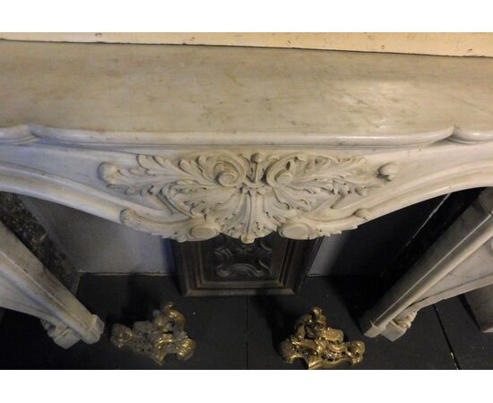 chm242 white marble fireplace piano160 dimensions width x H117 cm x profondita'30