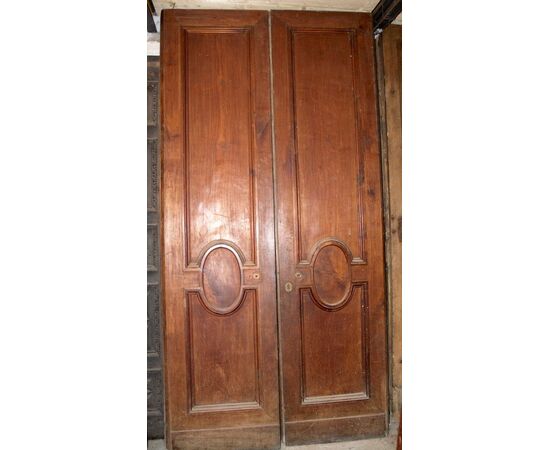 pts486 n. 4 porte in legno ciliegio