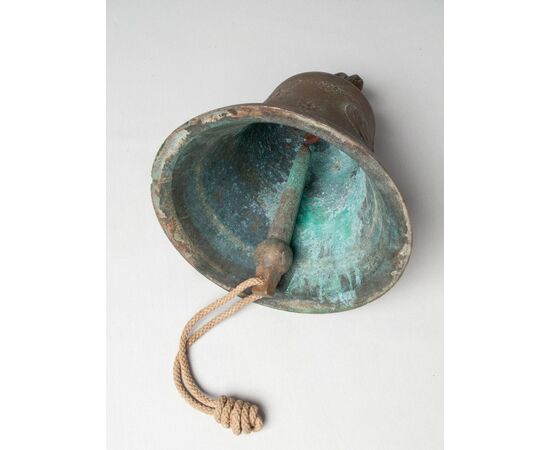 Ancient Italian bronze bell - ref. O / 5088     