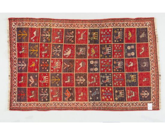 Old Iranian GABBEH carpet - nr. 1362 -     