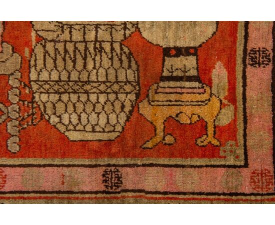 Antique Samarkanda carpet - nr. 1416 -     