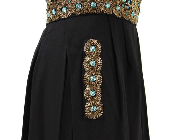 1960s Italian Long Dress with Sequin Details