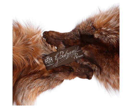 1970s G. Balzani Brown Fox Fur Scarf